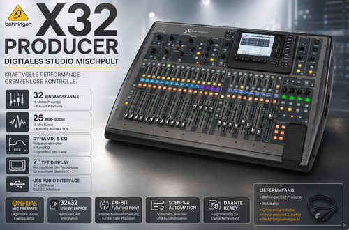 Behringer x32 produttore - behringer,